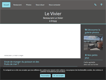 Tablet Screenshot of le-vivier-erquy.com